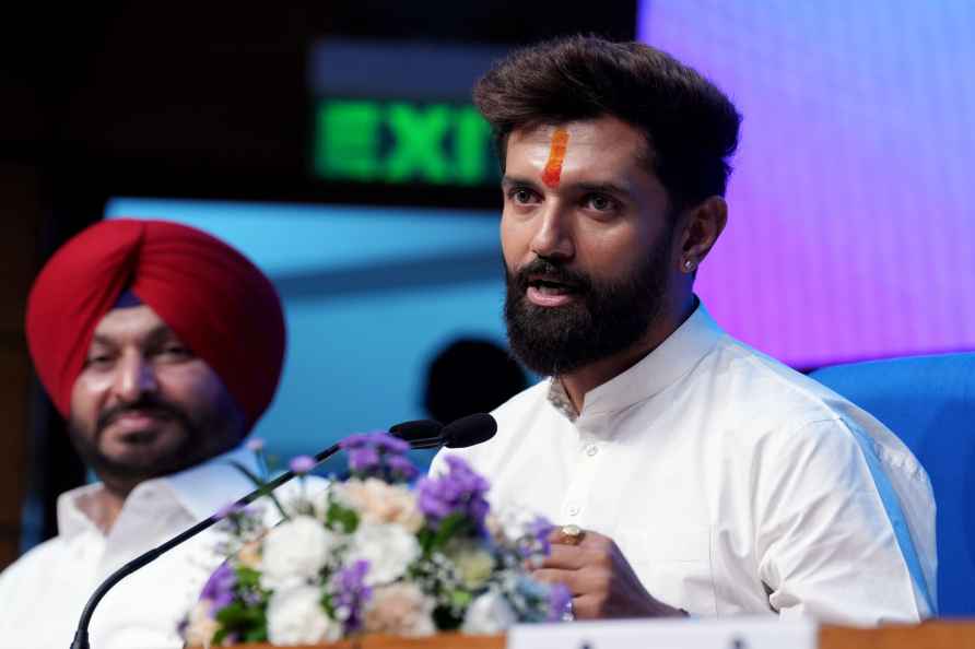 New Delhi: Union Minister and LJP (Ram Vilas) Chief Chirag Paswan...