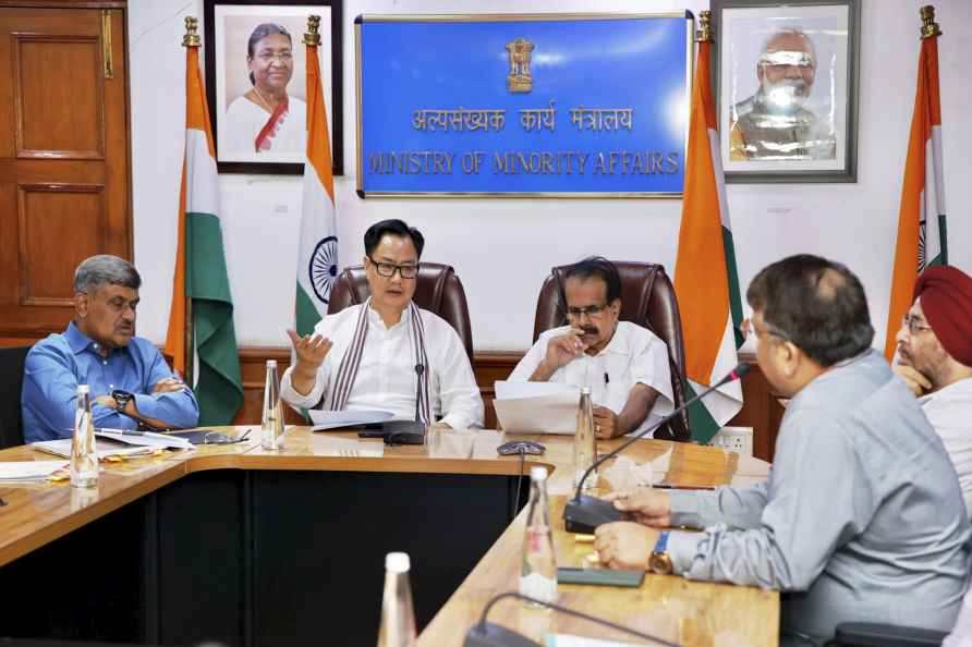 Kiren Rijiju holds meeting