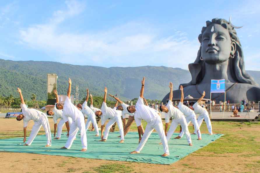 **EDS: IMAGE VIA @CISFHQrs** Coimbatore: CISF personnel of Coimbatore...