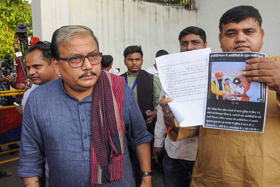 Manoj Sinha at a press conference