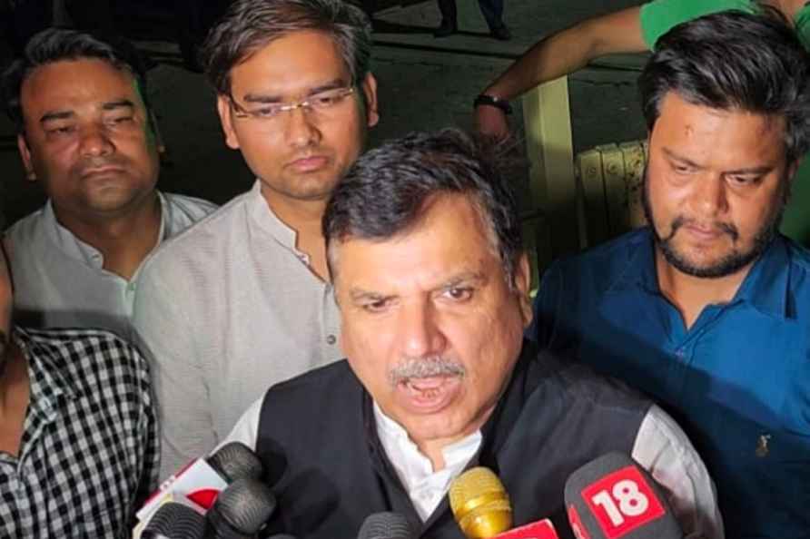 Bail to Kejriwal: Sanjay Singh addresses media