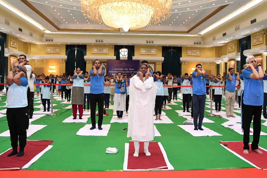 Prez Murmu on International Yoga Day