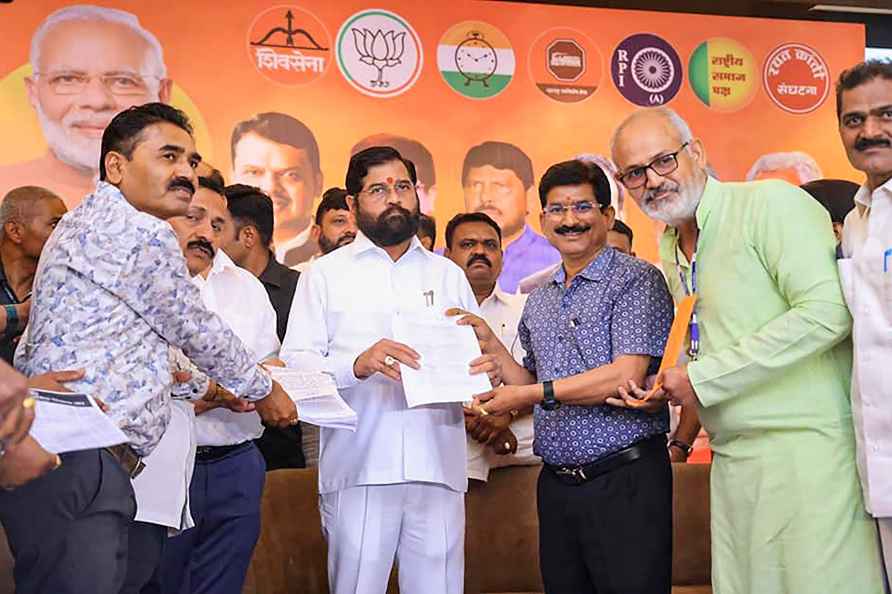 Eknath Shinde campaigns for Kishore Darade