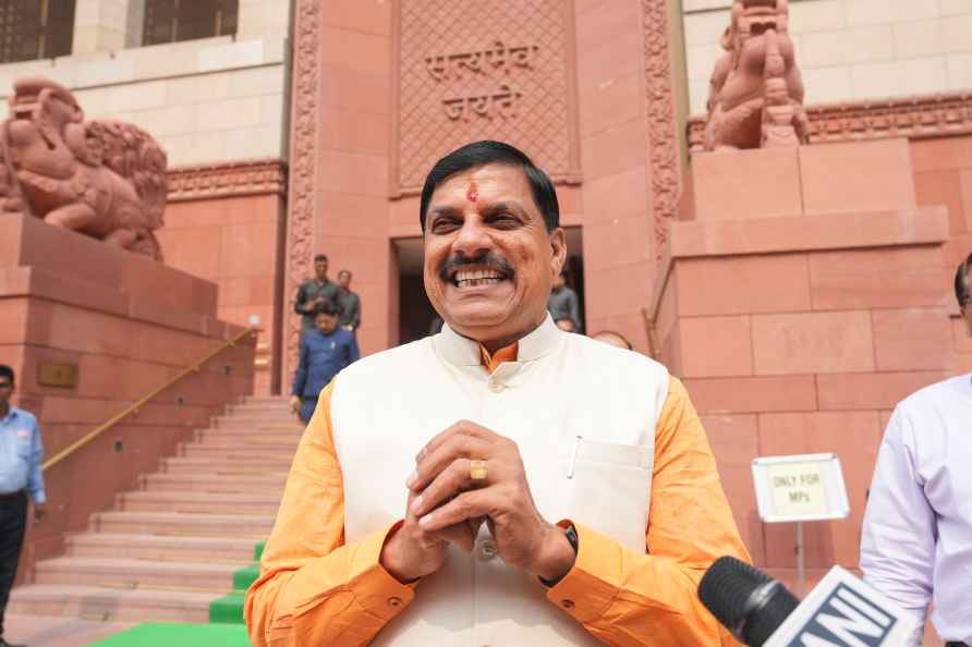 Mohan Yadav at Parliament House