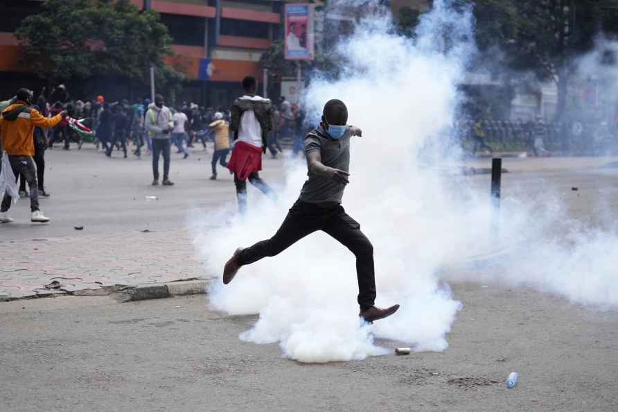 Protest over proposed tax hikes