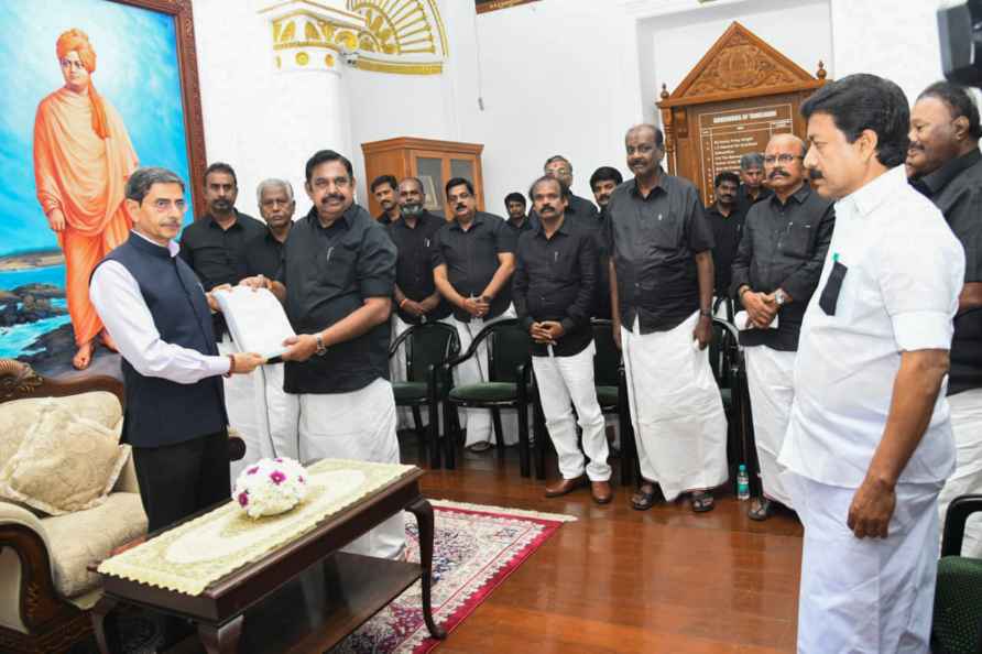 RN Ravi, Edappadi K Palaniswami meet