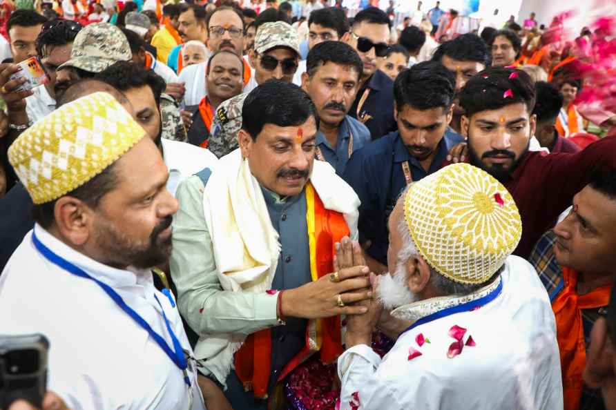 Mohan Yadav at Loktantra Senani Sangh convention