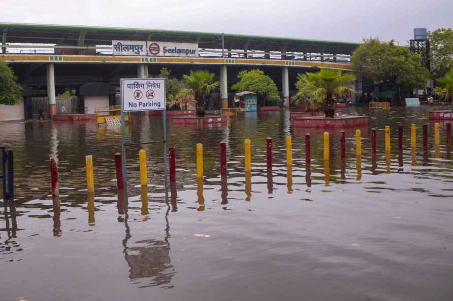 Weather: Waterlogging after rain in Delhi