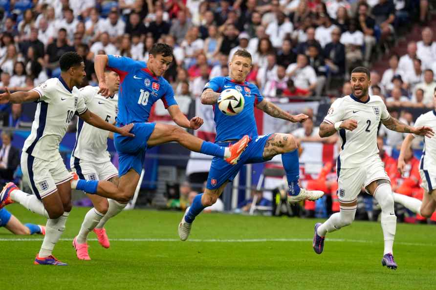 Euro 2024 soccer England and Slovakia