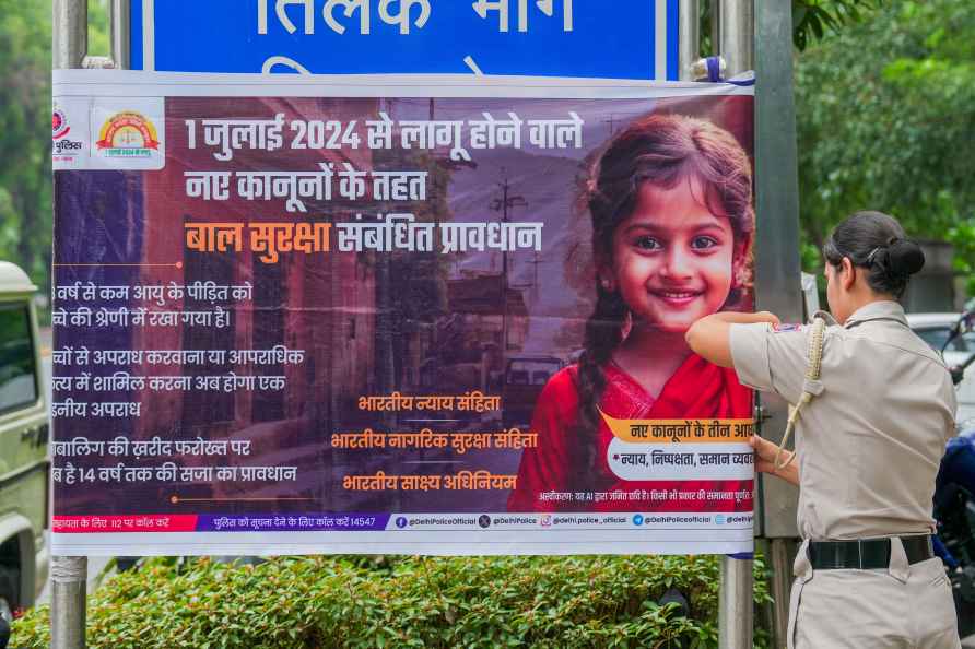 Posters put up in Delhi to raise awareness for new laws