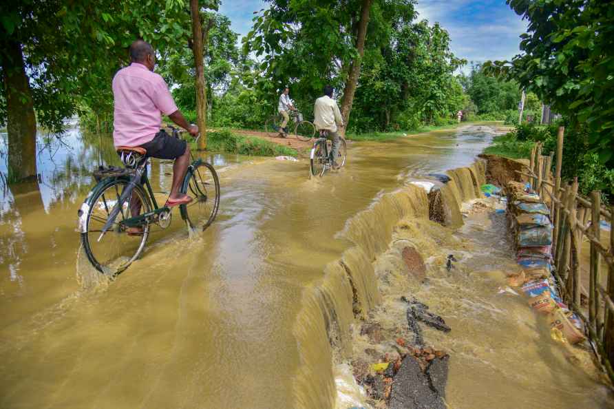 Weather: Flooding in Assam after rains