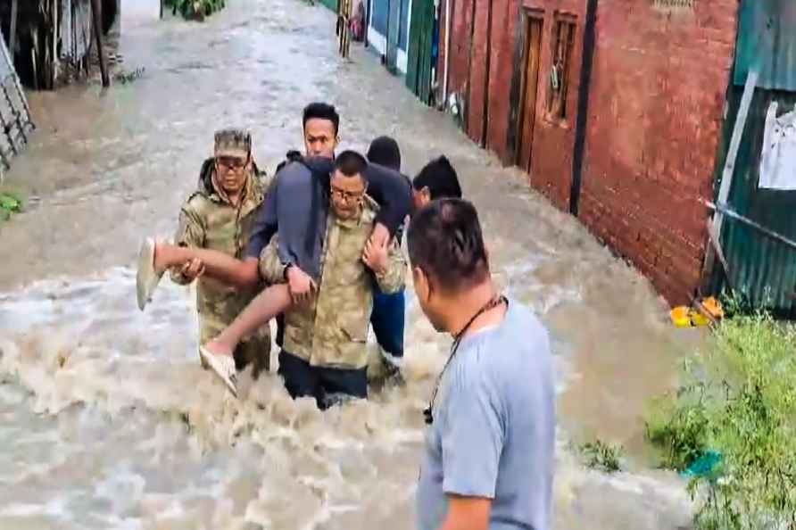 Weather: Flood warning in Imphal