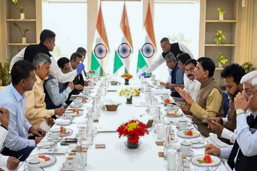 Piyush Goyal with N Chandrababu Naidu