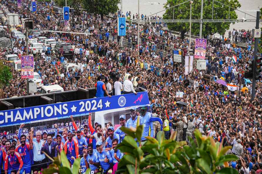 Indian Cricket Team's victory parade