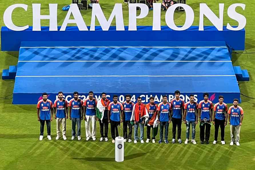 Indian cricket team felicitation in Mumbai