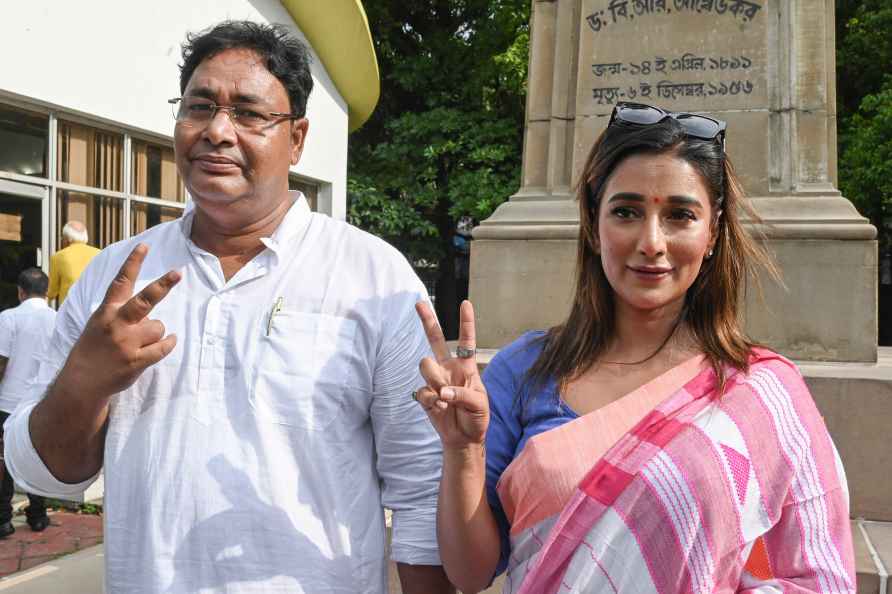 Kolkata: Newly elected TMC MLAs Rayat Hossain Sarkar and Sayantika...