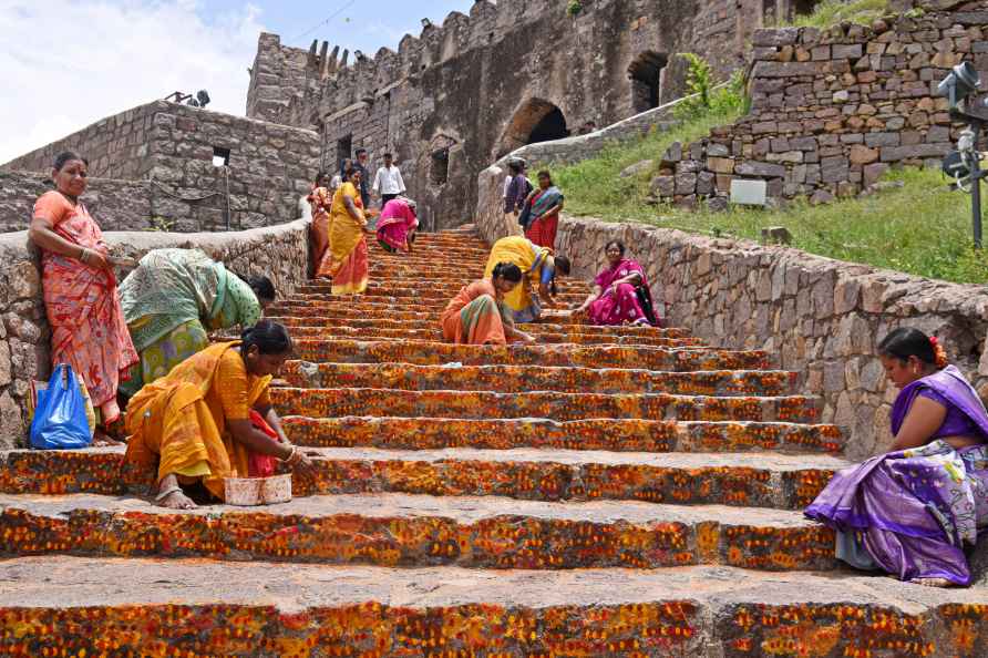 Preps for Ashada Bonalu festival in Hyderabad