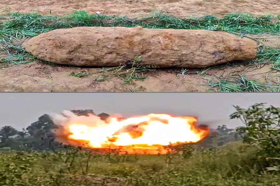 Undetonated WW-II bomb in WB's Jhargram