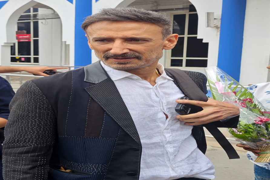 Jodhpur: Actor Rahul Dev seen at Jodhpur airport, Sunday, July 7...