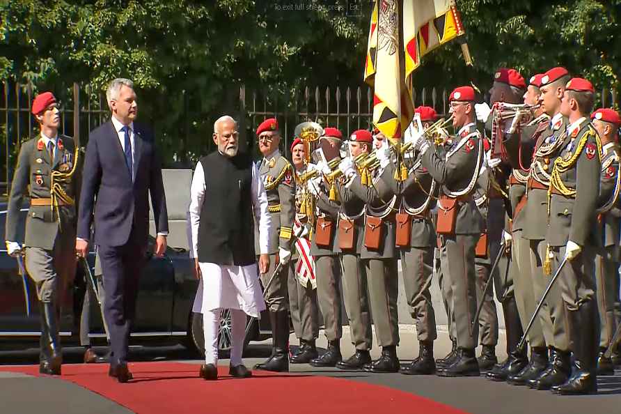 **SCREENSHOT VIA @NarendraModi** Vienna: Prime Minister Narendra...