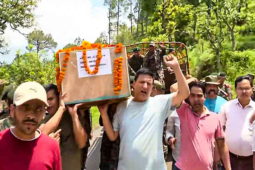 Kathua terror attack matyr's body reaches home