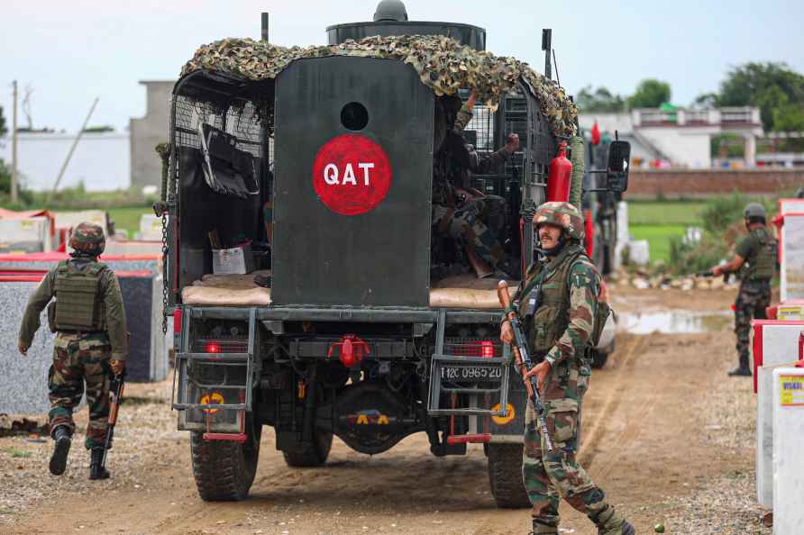 Security in J&K after suspected militant movement