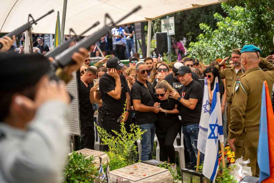 Israeli reservist Master Sgt. Valeri Chefonov funeral