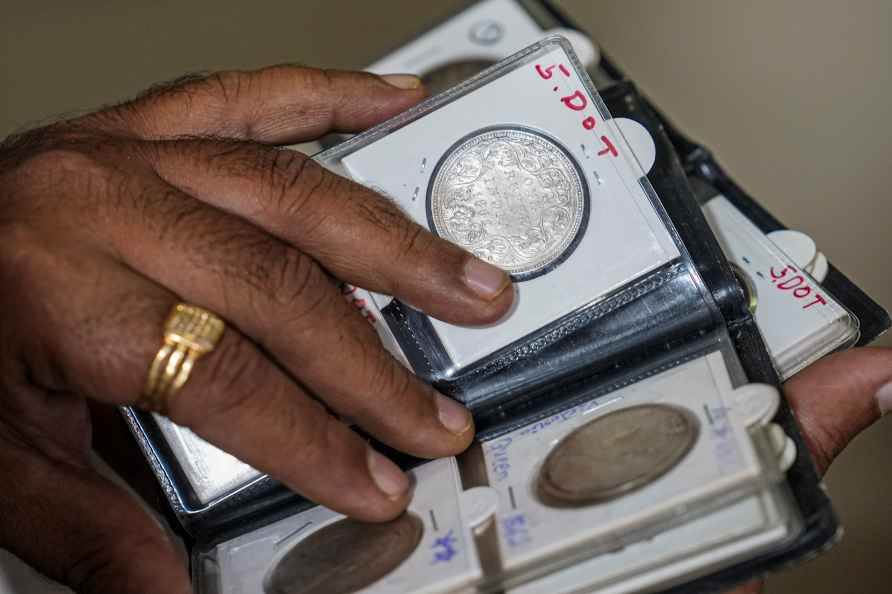 Currency notes and coins exhibition