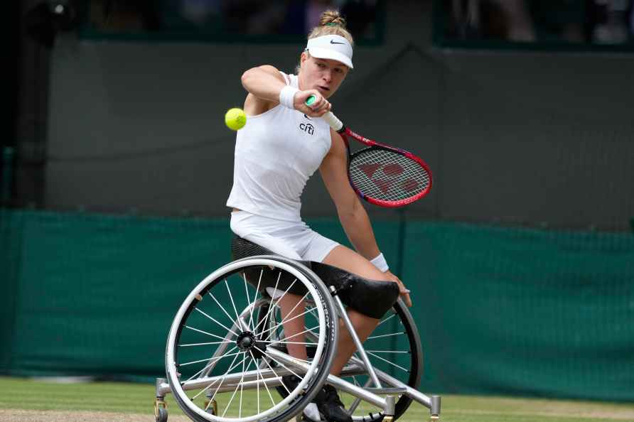 Women's wheelchair final Wimbledon tennis championships