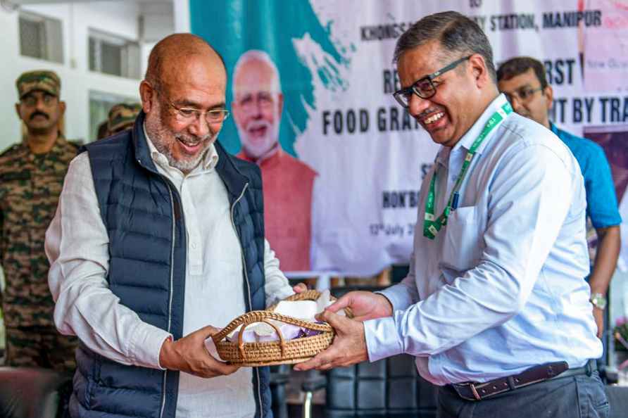 Food grain cargo from Punjab reaches Manipur