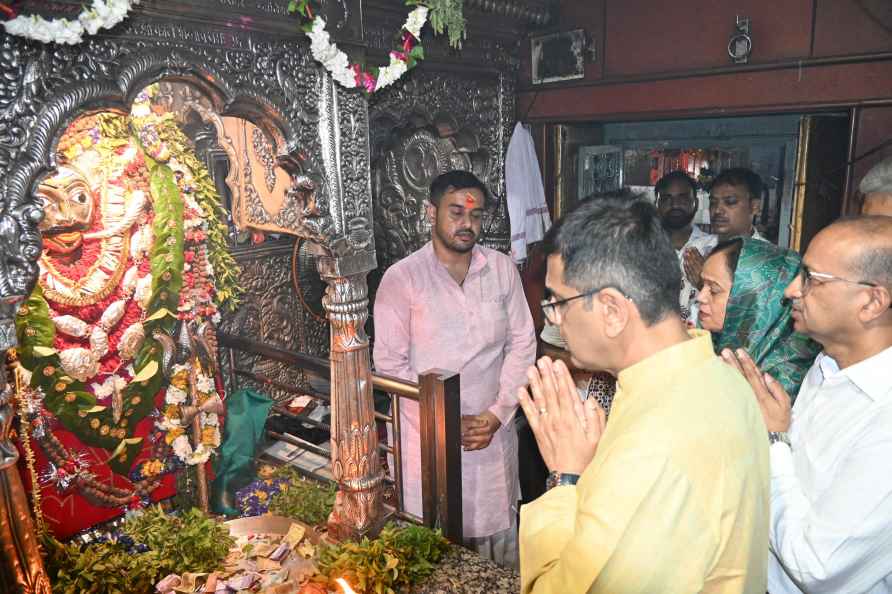 CJI at Kaal Bhairav Temple in Varanasi