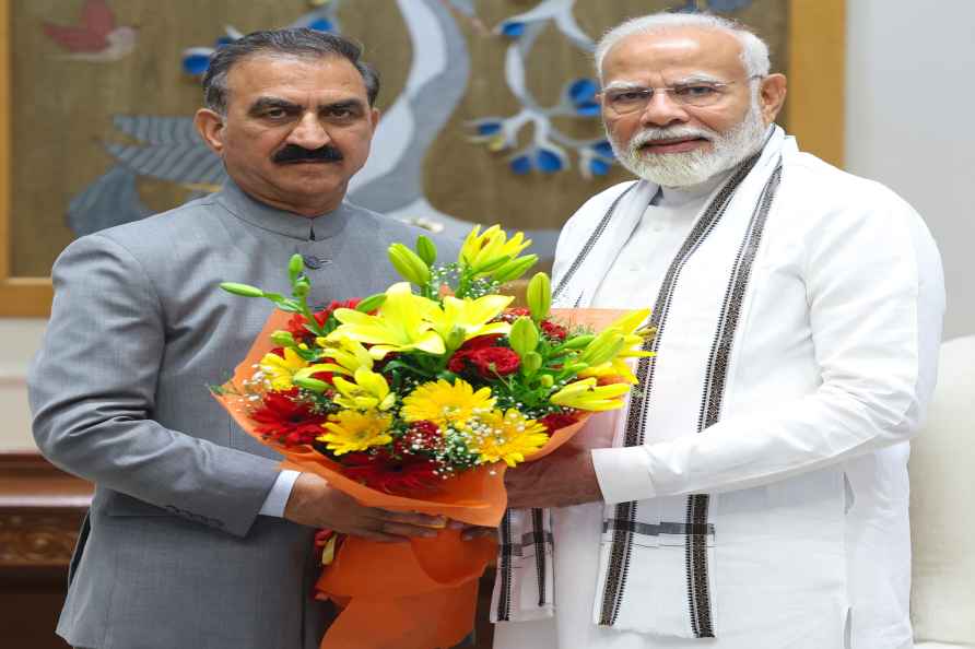 PM Narendra Modi with Sukhvinder Singh Sukhu