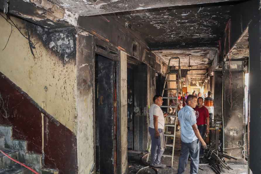 Fire at a restaurant in Delhi