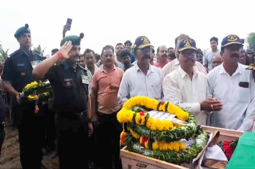 Body of martyr S Jagadeeswara Rao reaches home