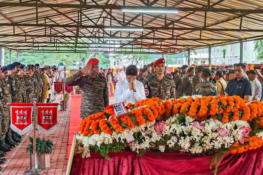 Slain Army captain Brijesh Thapa's funeral