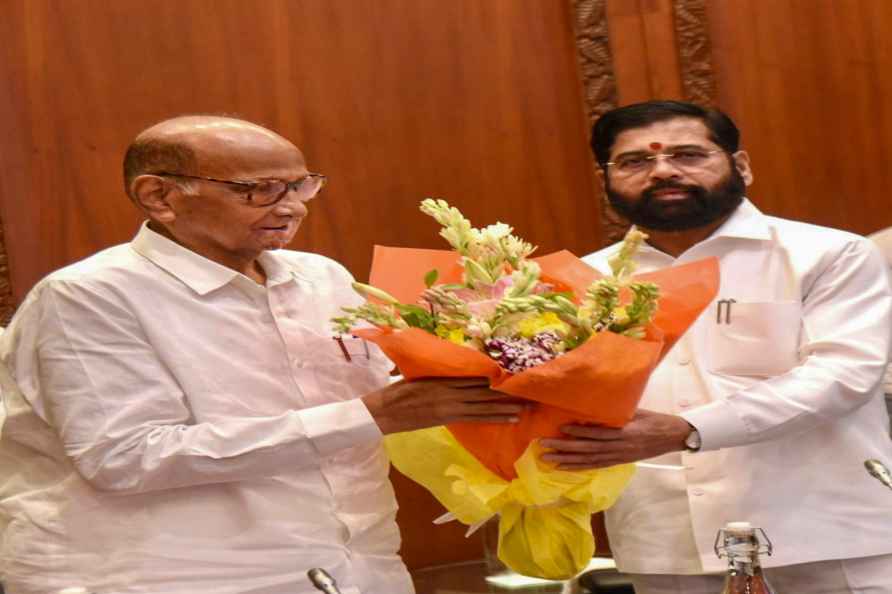 Eknath Shinde meets Sharad Pawar