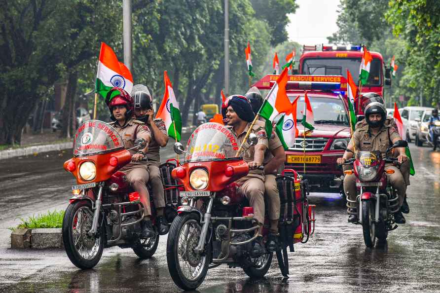 Har Ghar Tiranga rally in Chandigarh