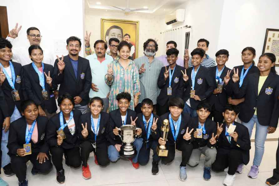 Soren with Subroto Cup Under-17 winning team