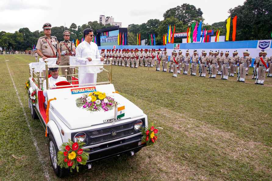 Independence Day celebration in Agartala