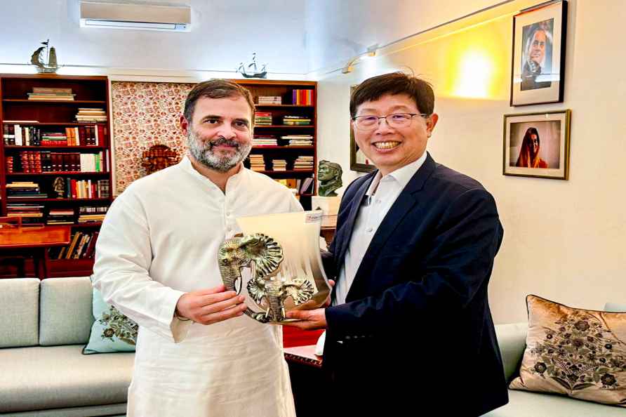 Rahul Gandhi meets Young Liu