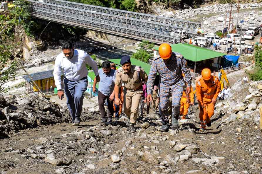 Inspection in Kedar Valley