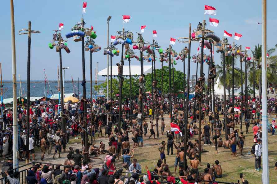 79th Independence Day anniversary at Ancol Beach in Jakarta