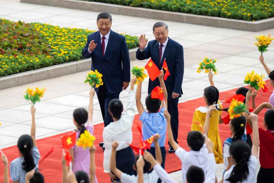 In this photo released by Xinhua News Agency, Vietnam's President...