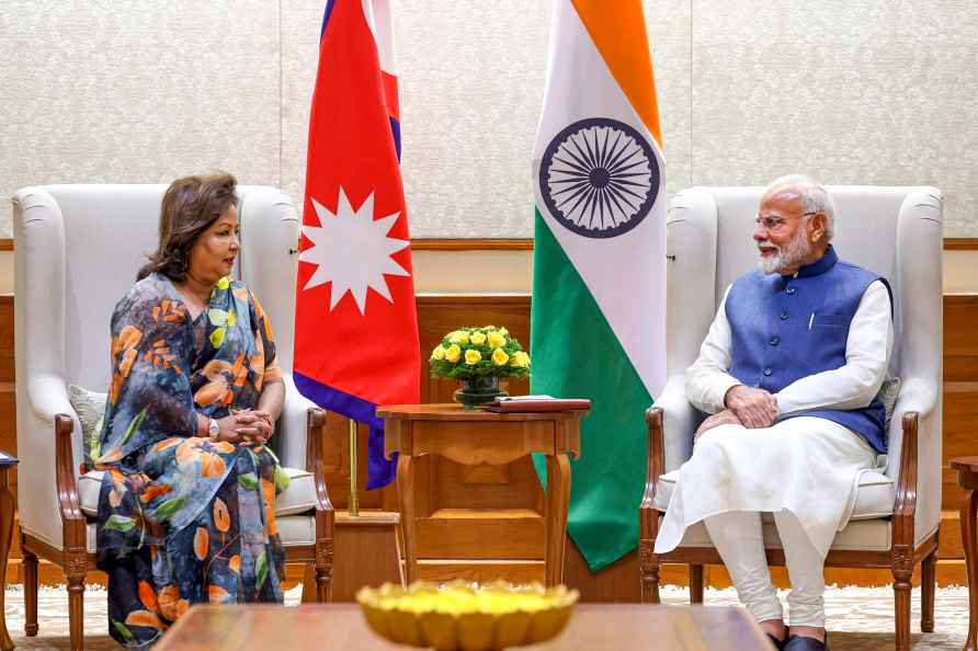 PM with Nepal's FM Arzu Rana Deuba