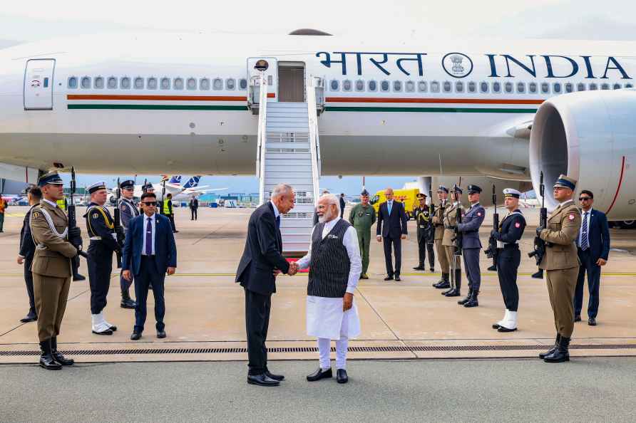 PM Modi arrives in Poland