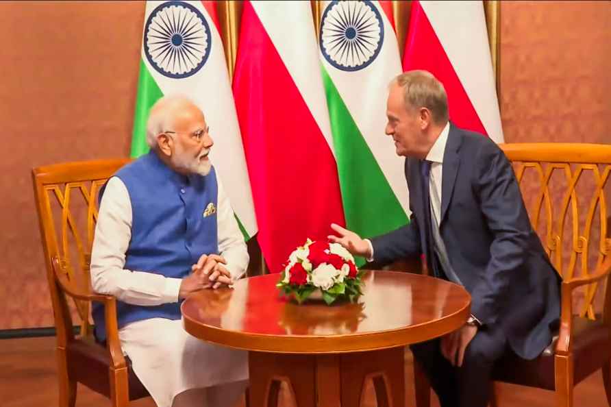 PM Modi-Polish PM Donald Tusk meeting