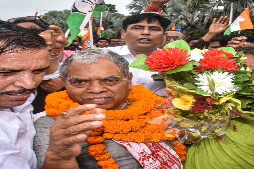 Keshav Mahato at Ranchi Airport