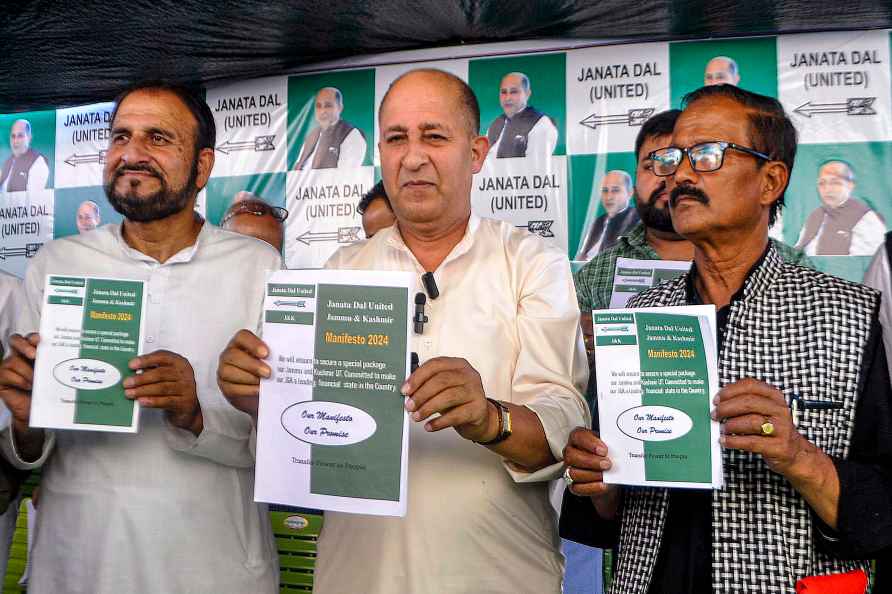 JD(U) releases manifesto ahead of Assembly polls in J-K