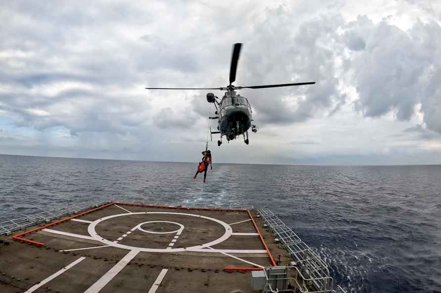 Indian Navy's aircraft at India - France bilateral exercise