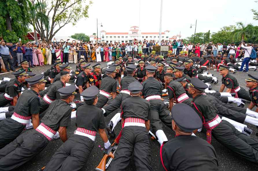 Passing out parade at OTA, Chennai